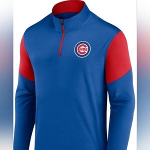 Chicago Cubs Logo 1/4 Zip Top
